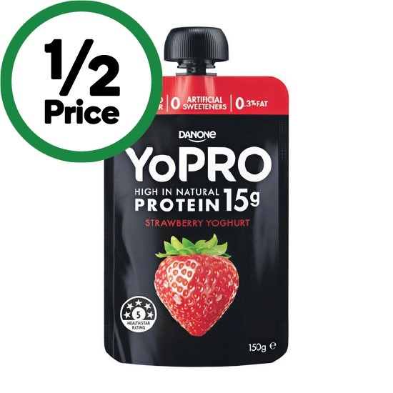 YoPRO High Protein Yoghurt Pouch 150g – From the Fridge