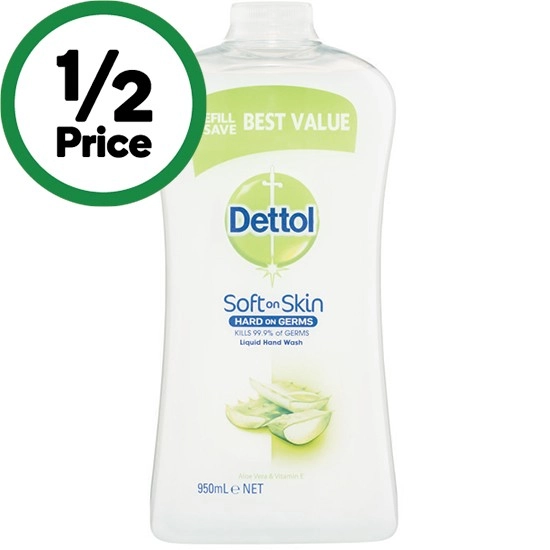 Dettol Antibacterial Liquid Hand Wash Refill 950ml