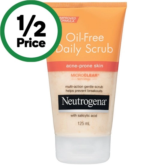 Neutrogena Oil-Free Acne Face Scrub 125ml