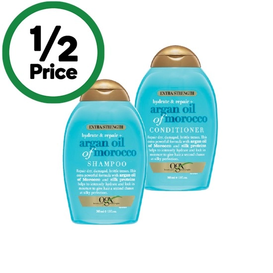 OGX Extra Strength Shampoo or Conditioner 385ml