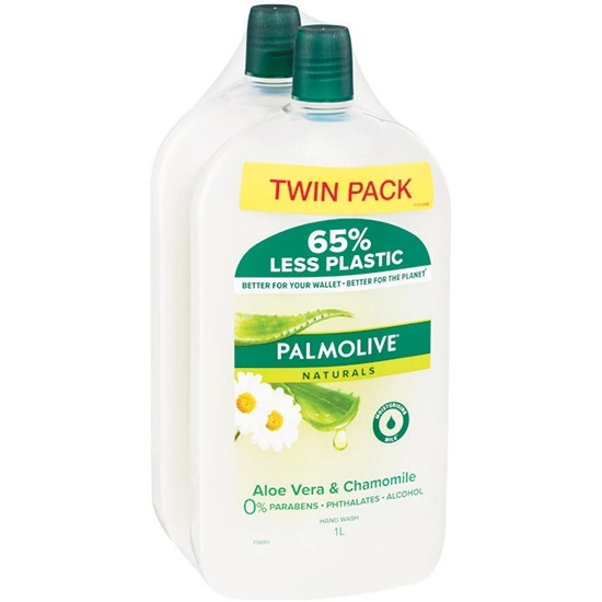 Palmolive Naturals Hand Wash Refill Pk 2 x 1 Litre