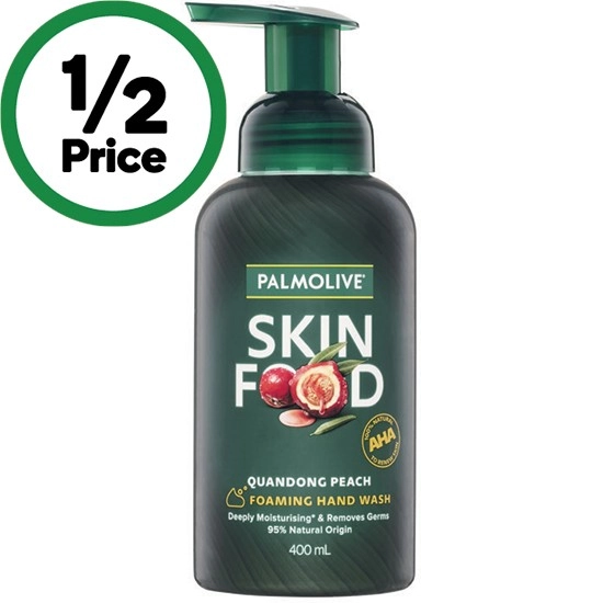 Palmolive Skin Food Foam Hand Wash Pump 400ml