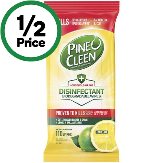 Pine O Cleen Disinfectant Cleaning Wipes Pk 150