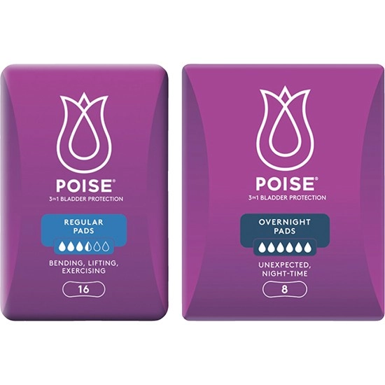 Poise Pads Pk 8-16