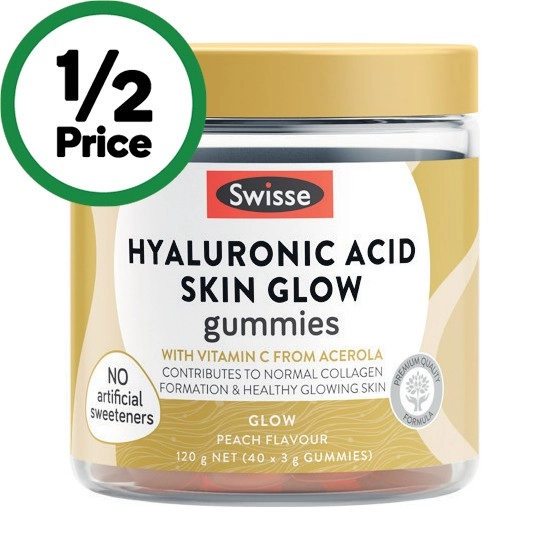 Swisse Beauty Hyaluronic Acid Skin Glow Gummies Pk 40*