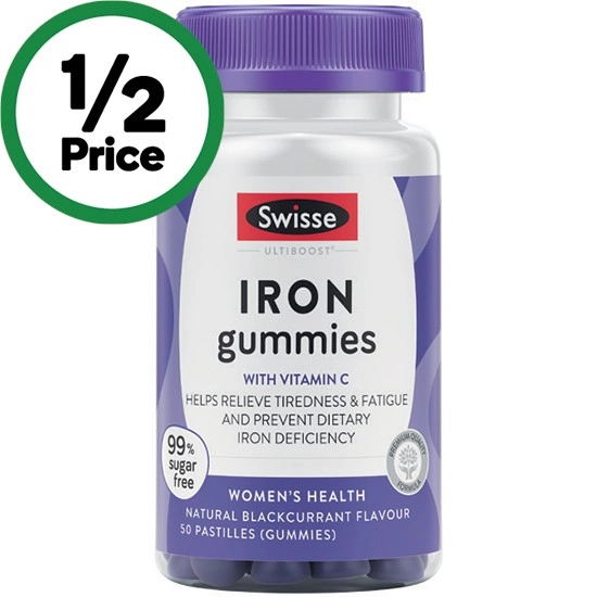 Swisse Ultiboost Iron Gummies Pk 50*