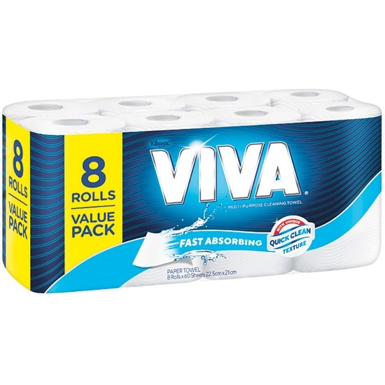 Viva Paper Towel Pk 8