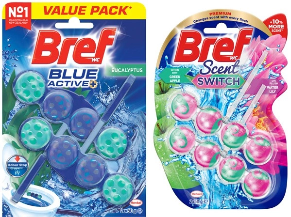 Bref Toilet Rim Block Twin Pack 2x50g