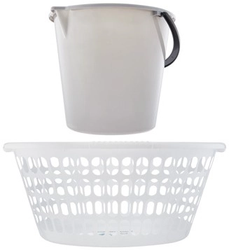 Bucket 10 Litre or Oval Laundry Basket