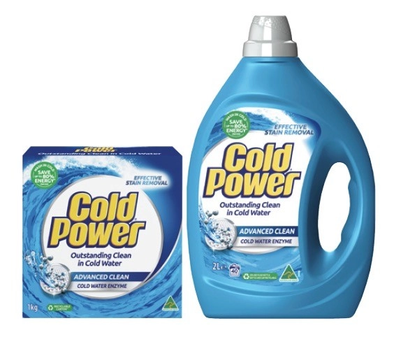 Cold Power Laundry Liquid 2 Litre or Powder 2kg