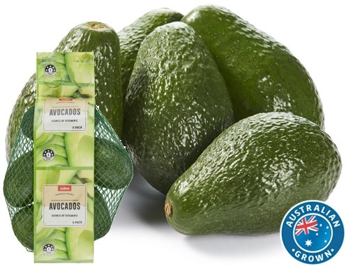 Coles Australian Avocados 5 Pack