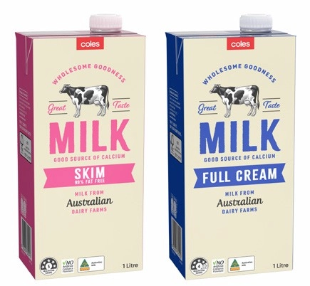 Coles Australian Long Life Milk 1 Litre