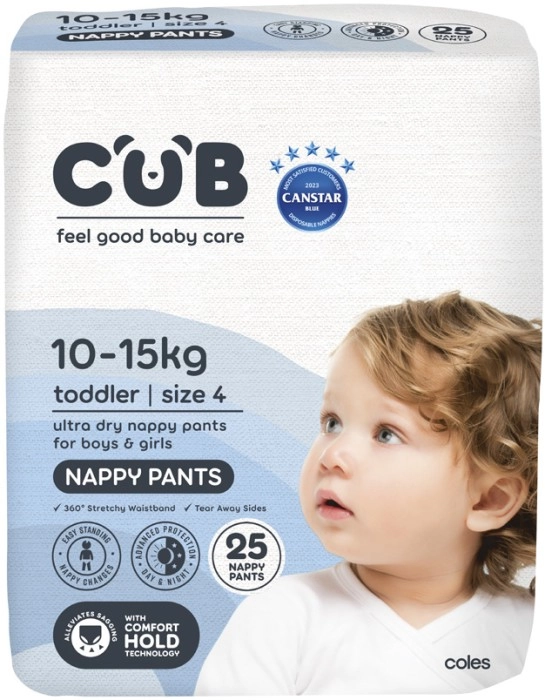 CUB Unisex Nappy Pants 21 Pack-25 Pack