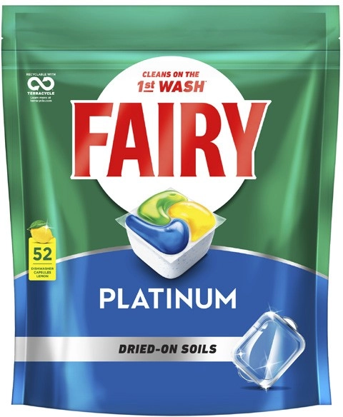 Fairy Platinum Dishwashing Tablets 52 Pack