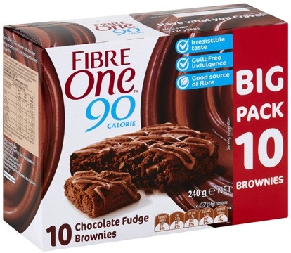 Fibre One Brownie Choc Fudge Bulk Pack 240g