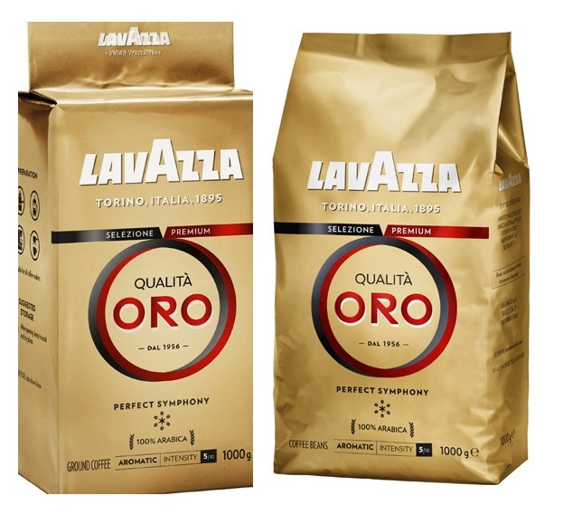 Lavazza Qualita Oro Coffee Beans or Ground 1kg