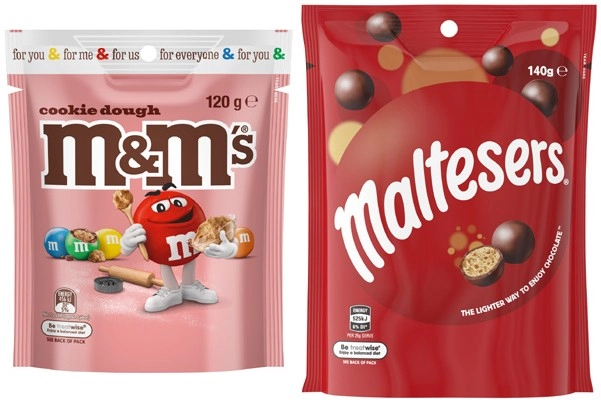 Mars M&M's, Maltesers or Pods 120g-180g