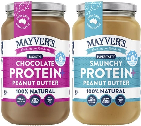 Mayver's Protein+ Peanut Butter 375g