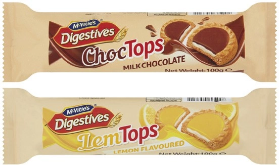 McVitie's Digestives Tops Biscuits 100g