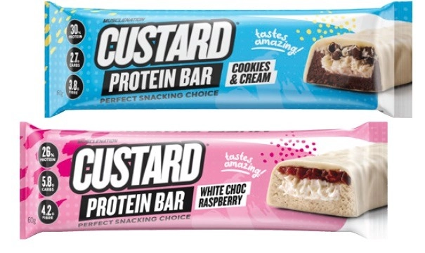 Muscle Nation Custard Protein Bar 60g^