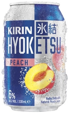 NEW Kirin Hyoketsu Peach Cans 4x330mL