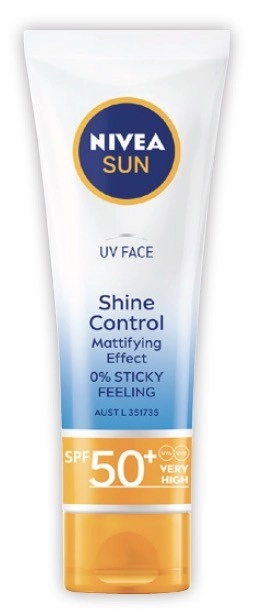 Nivea Sun UV Face Shine Control Sunscreen SPF50+ 50mL^