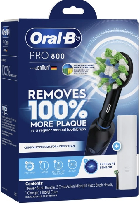 Oral B Pro 800 Cross Action Electric Toothbrush 1 Pack