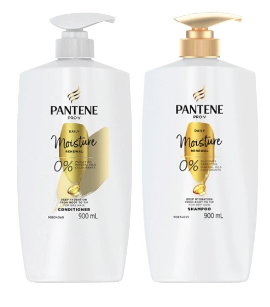 Pantene Shampoo or Conditioner 900mL