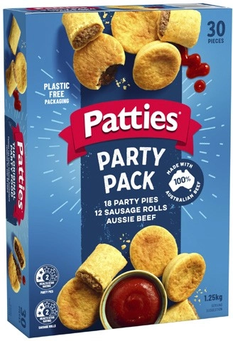 Patties Party Pack 30 Pieces 1.25kg