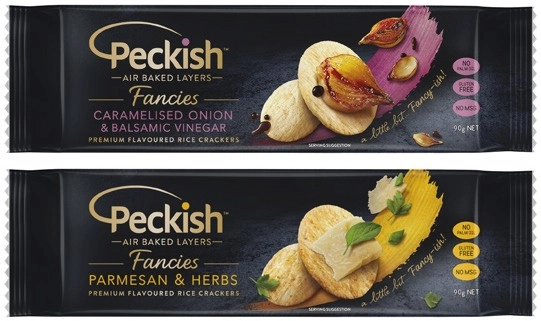 Peckish Fancies Rice Crackers 90g