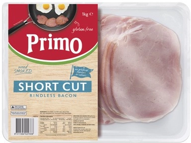 Primo Rindless Short Cut Bacon 1kg