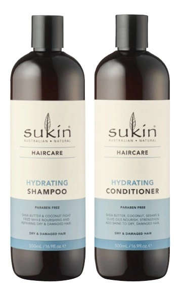 Sukin Shampoo or Conditioner 500mL