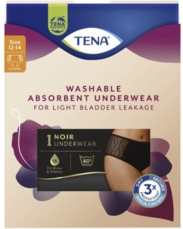 Tena Washable Continence Underwear Size M 1 Pack