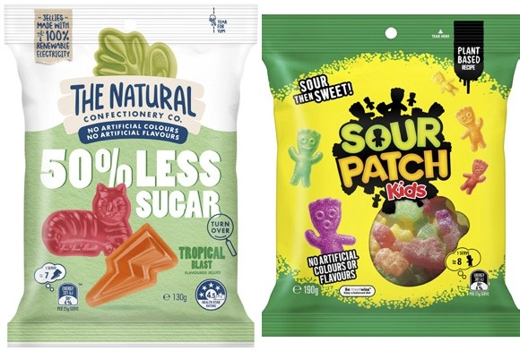 The Natural Confectionery Co. 130g-230g, Sour Patch 190g or Pascall Candy 180g-300g