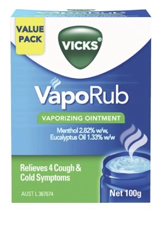 Vicks VapoRub Ointment 100g^