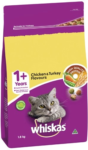 Whiskas Dry Cat Food 1.8kg