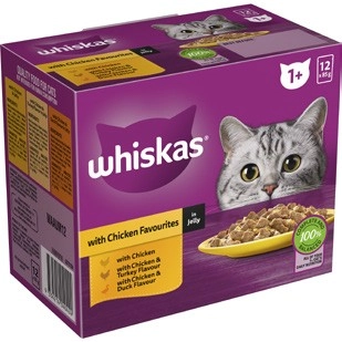 Whiskas Favourites Cat Food 12x85g