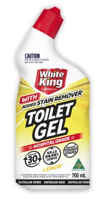 White King Power Toilet Gel 700mL