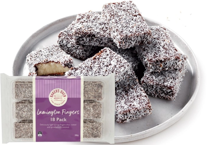 Baker’s Oven Lamington Fingers 350g