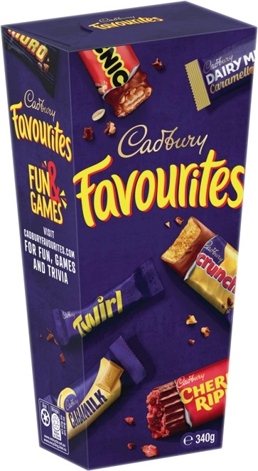 Cadbury Favourites 340-352g Selected Varieties