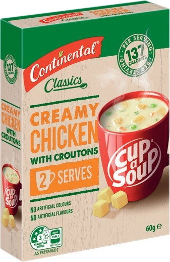 Continental Cup A Soup 2 Serve Selected Varieties