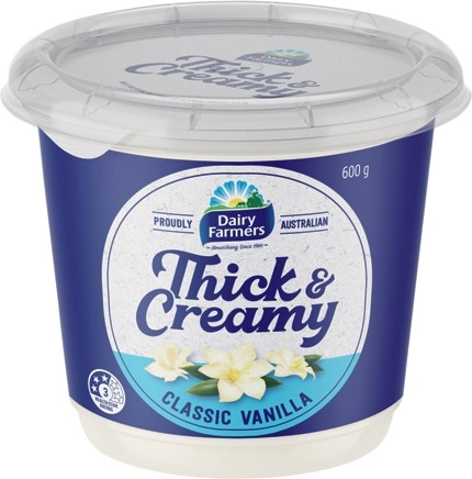 Dairy Farmers Thick & Creamy Yoghurt 600g Selected Varieties