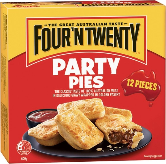 Four'N Twenty Party Pies 12 Pack