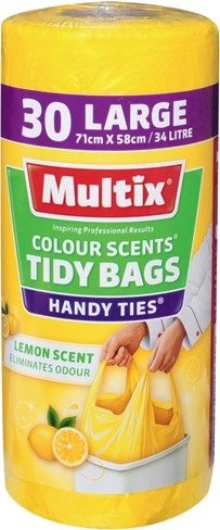 Multix Colour Scents Tidy Bags 30 Pack Selected Varieties