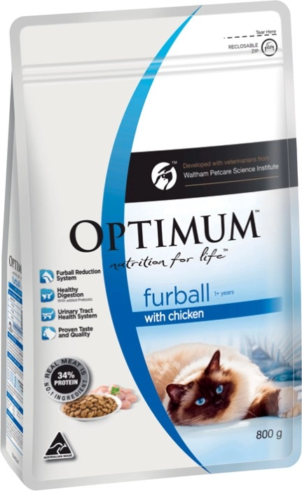 Optimum Dry Cat Food 800g Selected Varieties