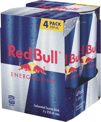 Red Bull Energy Drink 4x250mL Selected Varieties