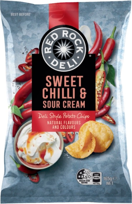 Red Rock Deli Chips 150-165g Selected Varieties