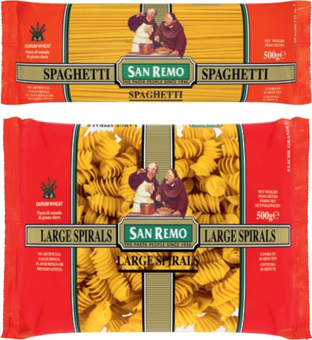 San Remo Pasta 375-500g Selected Varieties