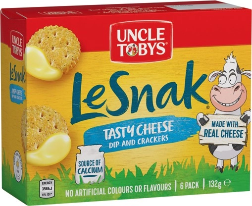 Uncle Tobys Le Snak 6 Pack Selected Varieties