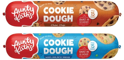 Aunty Kath’s Cookie Dough 450g Selected Varieties